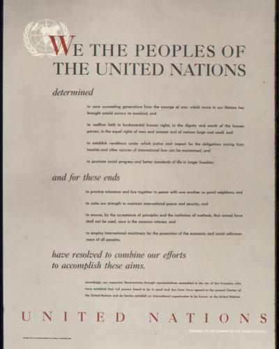 A Carta das Nações Unidas